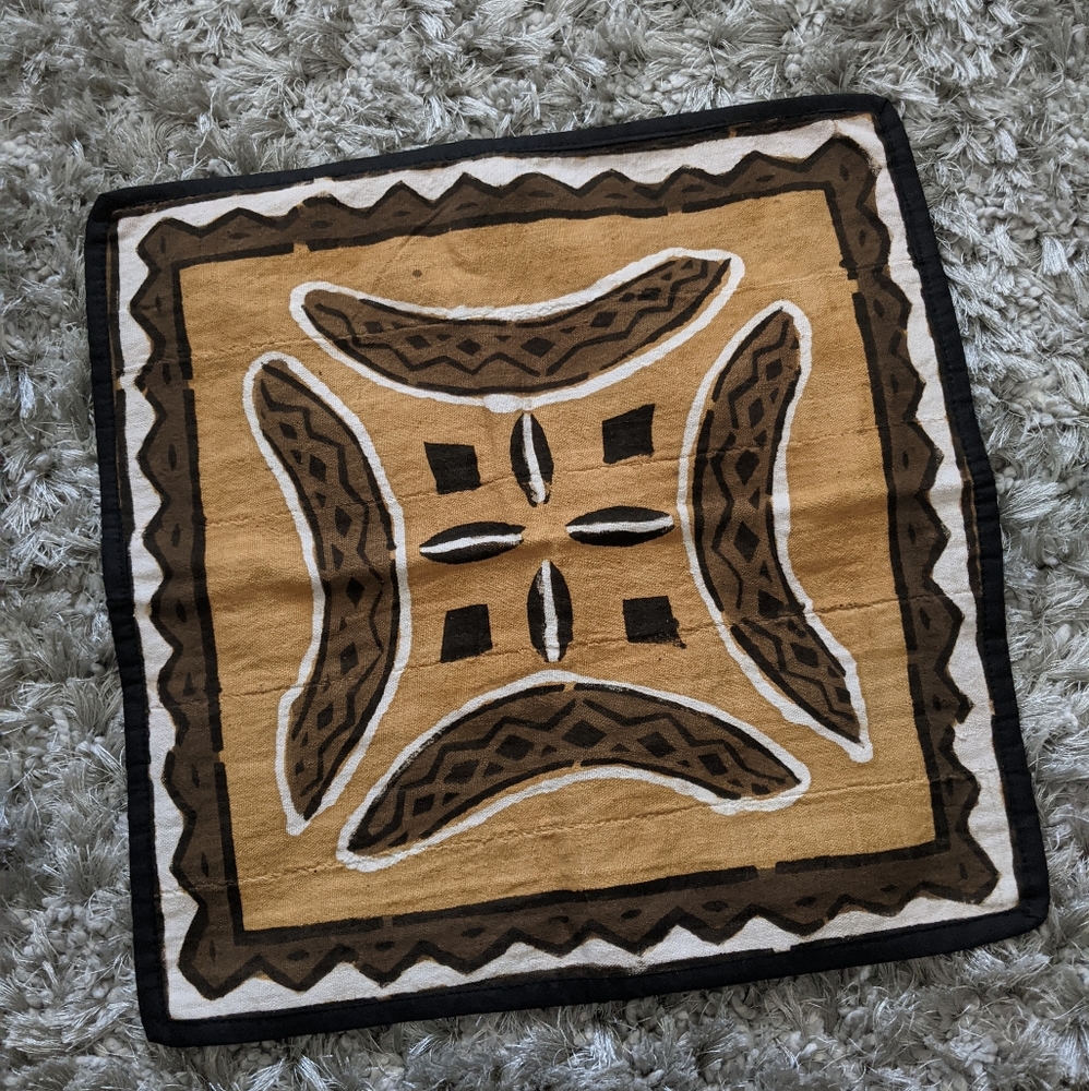 Ojoba Collective Mudcloth Pillow Cover NWT